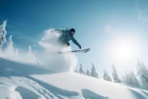 men-snowboard-extreme-winter-sport-adventure-generative-ai